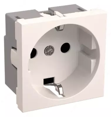 ITK Розетка с з/к 2к (на 2 модуля) ПРАЙМЕР белая