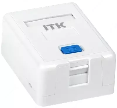 ITK Корпус настенной розетки для 1 мод. Keystone Jack