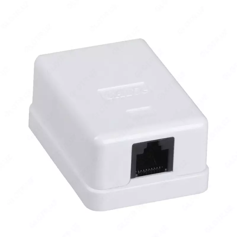 Розетка информационная настенная RJ45 кат. 5Е UTP 1 порт GENERICA