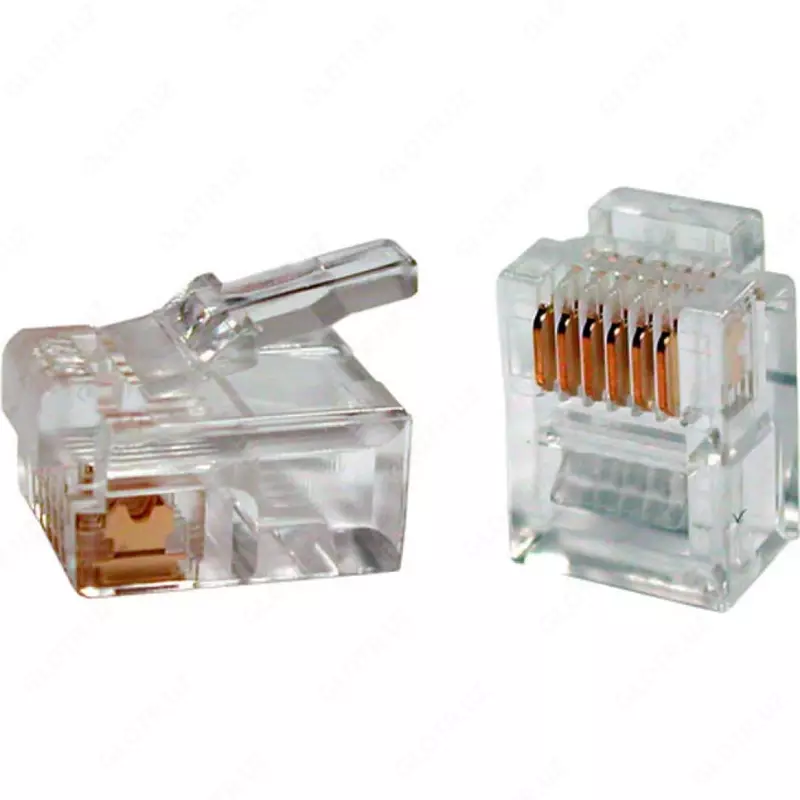 Kat kabeli uchun ITK RJ12 UTP ulagichi.3 6P6C