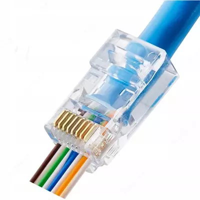 Kat kabeli uchun ITK RJ12 UTP ulagichi.3 6P6C