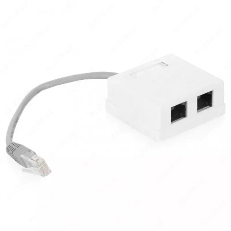 ITK o'tish adapteri mushuk.5e UTP, RJ45-RJ45, Keystone Jack turi