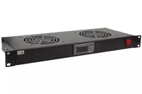 ITK 19" fan moduli 1U 2 raqamli termostatli fanatlar