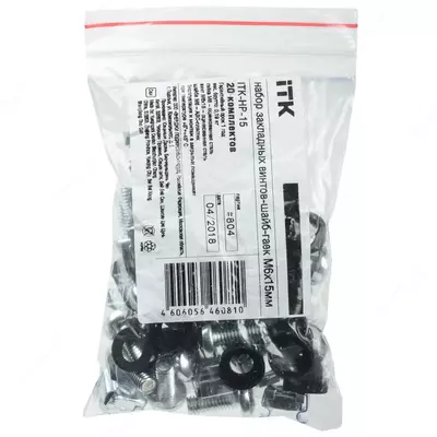 ITK Набор закладных винтов-шайб-гаек M6x12мм