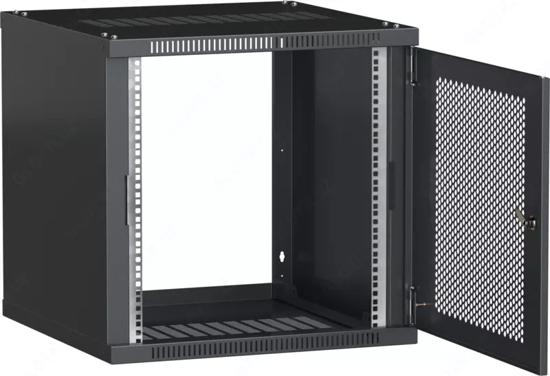 ITK shkafi uchun orqa devor WE 6U 600 mm kengligida, qora