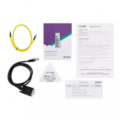 Управляемый промышленный POE коммутатор уровня 2 SNR-S225Gi-8T-POE