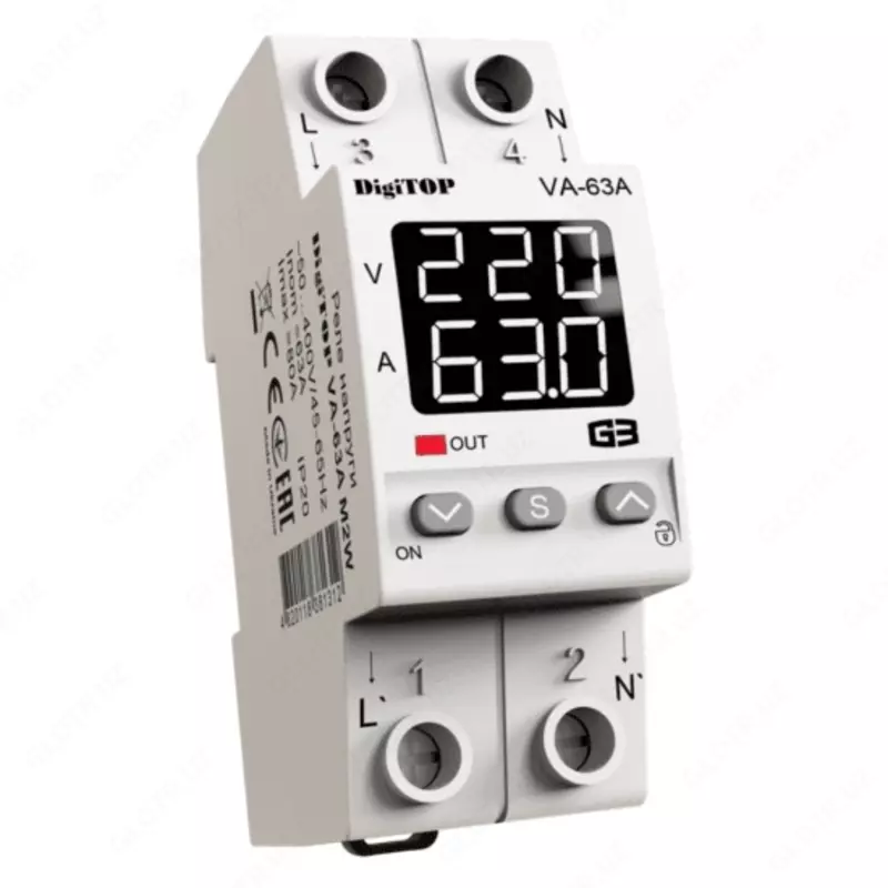 DigiTOP Реле напряжения VA-63A M2W