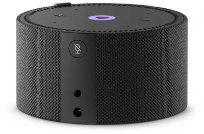 Yandex Station mini Plus karnay tizimi qora YNDX-00020 qora soat bilan (ovozli yordamchi bilan aqlli karnay)