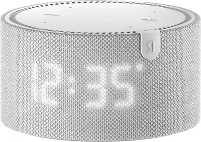 Акустическая система Яндекс Станция Мини Плюс Серая YNDX-00020 Grey с часами (Умная колонка с голосовым помощником)