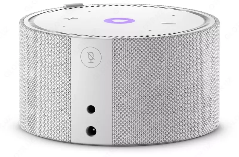 Акустическая система Яндекс Станция Мини Плюс Серая YNDX-00020 Grey с часами (Умная колонка с голосовым помощником)