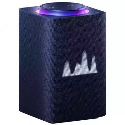 Акустическая система Яндекс Станция Макс Синяя YNDX-0008 Blue (Умная колонка с голосовым помощником) + пульт YNDX-00401