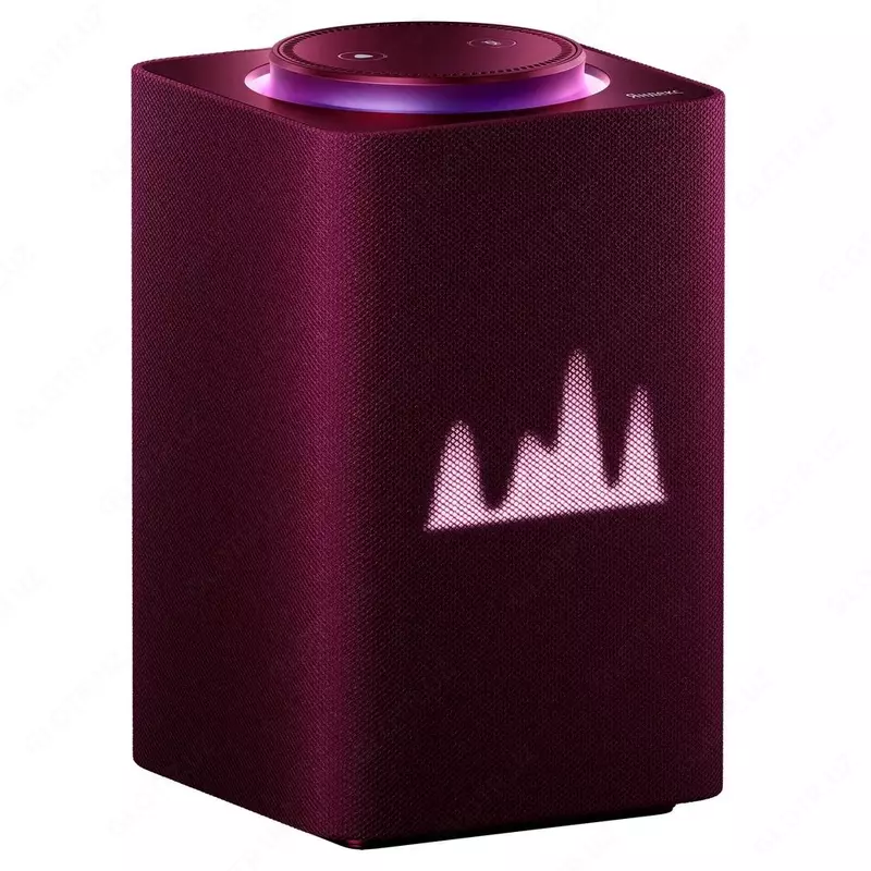 Акустическая система Яндекс Станция Макс Красная YNDX-0008 Red (Умная колонка с голосовым помощником) + пульт YNDX-00401
