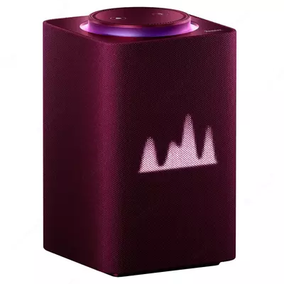 Акустическая система Яндекс Станция Макс Красная YNDX-0008 Red (Умная колонка с голосовым помощником) + пульт YNDX-00401
