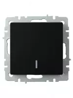 BRITE Выключ. 1-кл. 13А ВС10-1-0-БрЧ черн. IEK