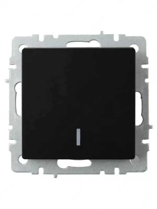 BRITE Выключ. 2-кл. 10А ВС10-2-0-БрЧ черн. IEK
