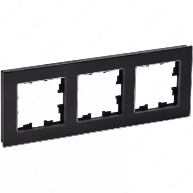 BRITE Рамка 5-мест. РУ-5-БрЧ черн. IEK