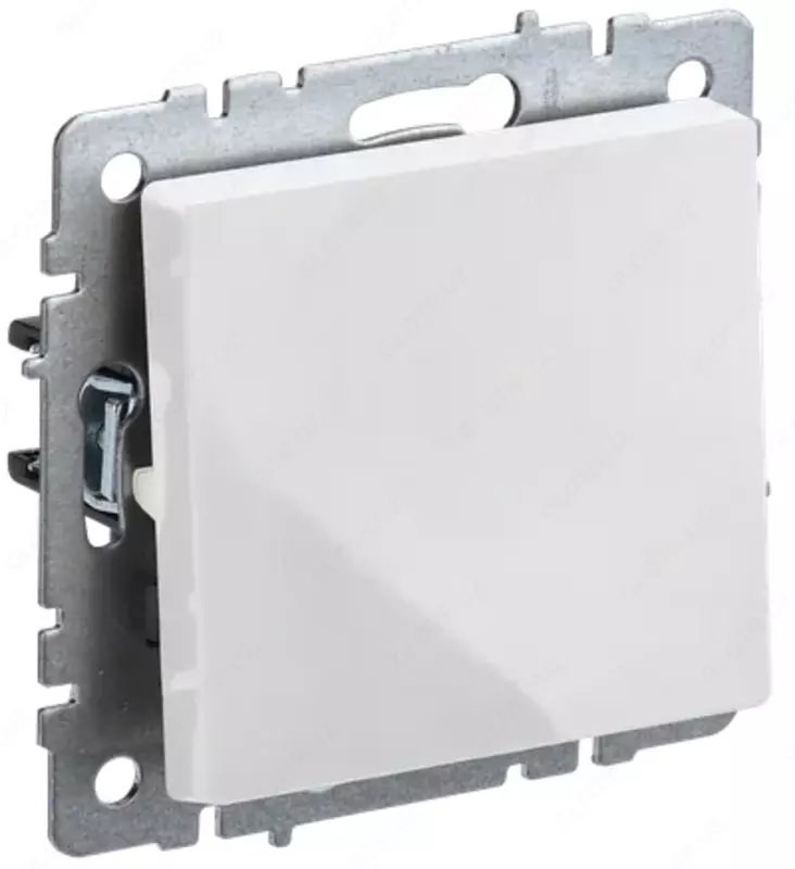 BRITE Switch 1-klaviatura o'zaro faoliyat 10a V10-1-3-BRB oq IEK