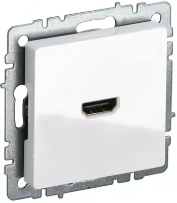 BRITE HDMI rozetkasi RHDMI-0-BRB oq IEK