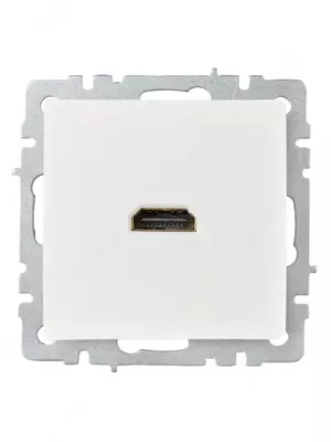 BRITE HDMI rozetkasi RHDMI-0-BRB oq IEK