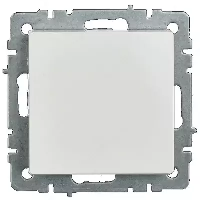 Выключатель BRITE 1-кл. перекр. 10А ВС10-1-3-БрБ белый IEK