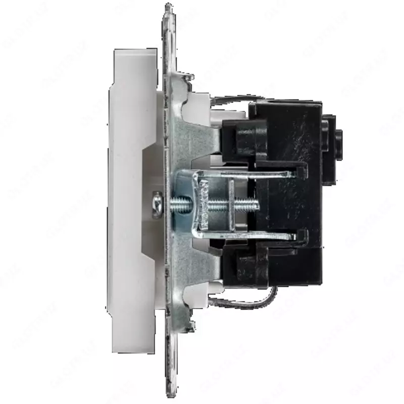 Розетка BRITE с з/к/ш 16А РС14-1-0-БрБ белый IEK