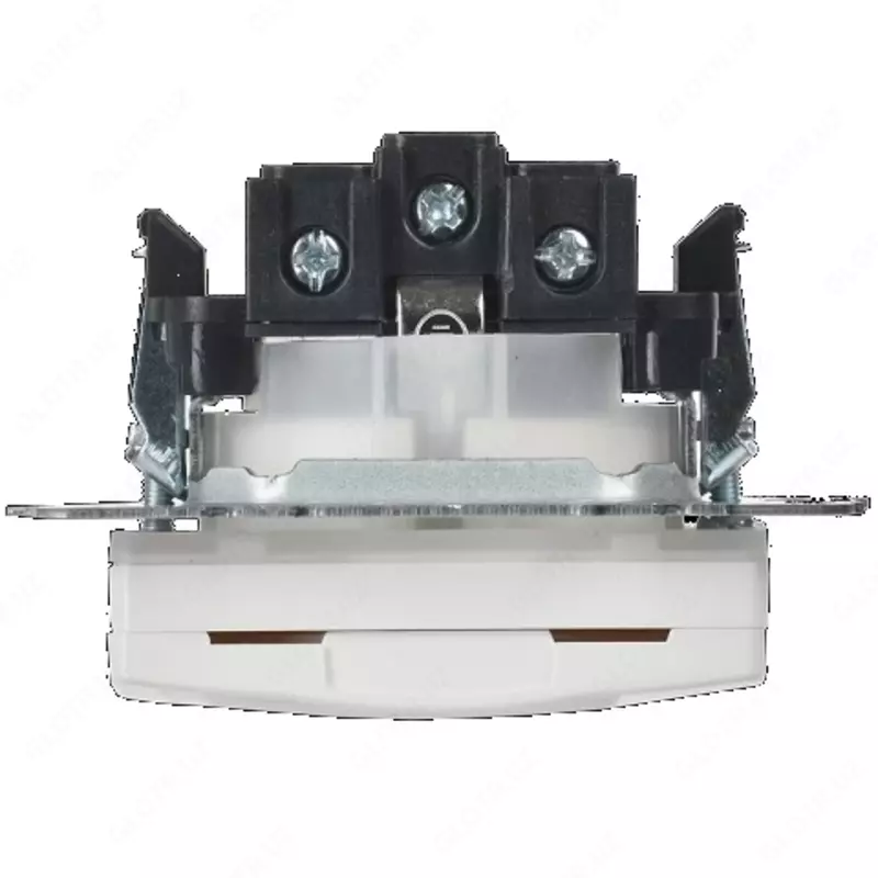 Розетка BRITE с з/к/ш с кр. 16А IP44 РСбш10-3-44-БрБ белый IEK