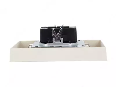 Розетка BRITE 2-я с з/к/ш 16А в сб. РСш12-3-БрБ белый IEK