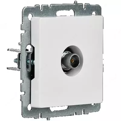 Розетка TV BRITE оконечная РТВ11-0-БрБ белый  IEK