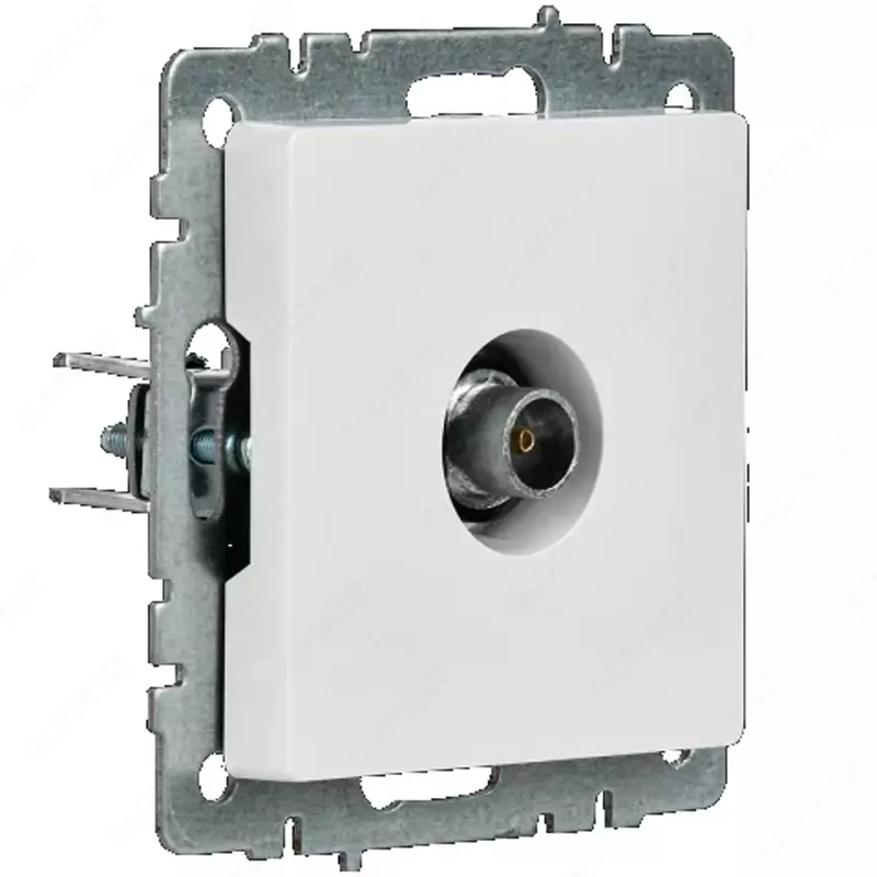 Розетка TV BRITE оконечная РТВ11-0-БрБ белый  IEK