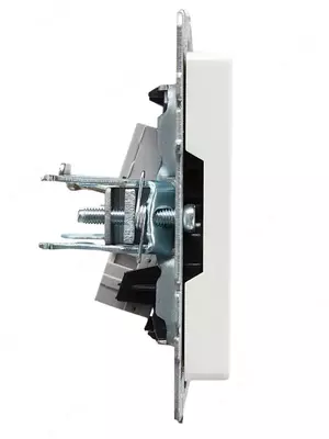 Розетка телефонная BRITE RJ11 РТ10-БрБ белый  IEK