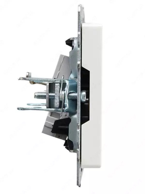 Розетка телефонная BRITE RJ11 РТ10-БрБ белый  IEK