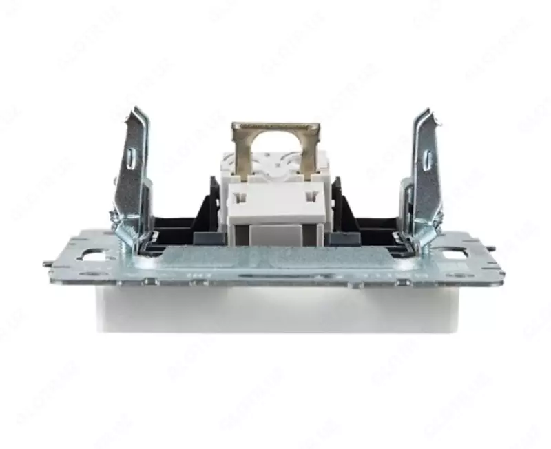 Розетка телефонная BRITE RJ11 РТ10-БрБ белый  IEK