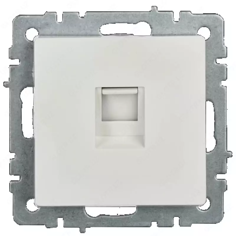Розетка компьютерная BRITE RJ45 кат.6 РК11-БрБ белый  IEK