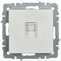 Розетка компьютерная BRITE RJ45 кат.6 РК11-БрБ белый  IEK