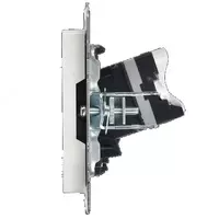 Розетка компьютерная BRITE RJ45 кат.6 РК11-БрБ белый  IEK Только в розницу