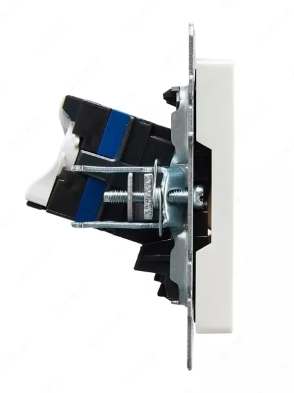 Розетка компьютерная BRITE 2-ая RJ45 кат.6 РК11-2-БрБ белый  IEK