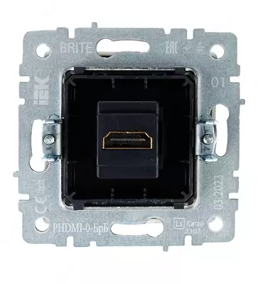 Розетка HDMI BRITE РHDMI-0-БрБ белый  IEK