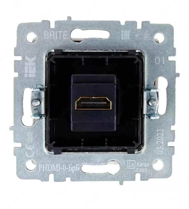 Розетка HDMI BRITE РHDMI-0-БрБ белый  IEK