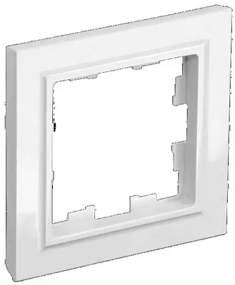 Рамка BRITE 1-местная РУ-1-БрБ белый IEK