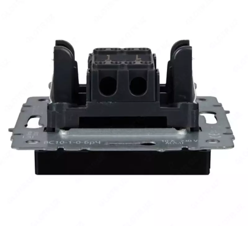 Выключатель BRITE 1-кл. 10А ВС10-1-0-БрЧ черный IEK