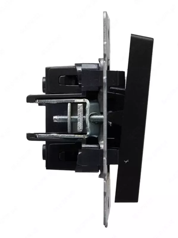 Выключатель BRITE 1-кл. самовозвратный 10А ВС10-1-4-БрЧ черный IEK