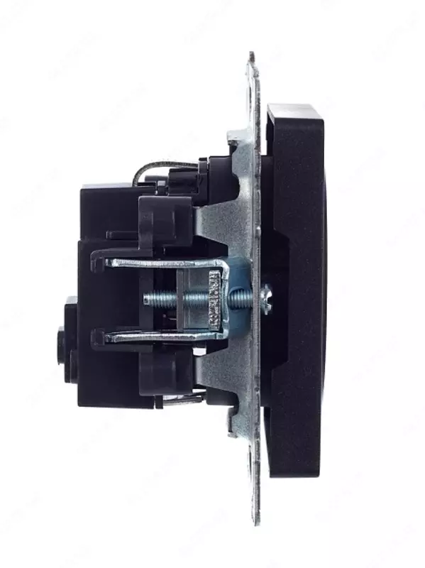 Розетка BRITE с з/к/ш 16А РС14-1-0-БрЧ черный IEK