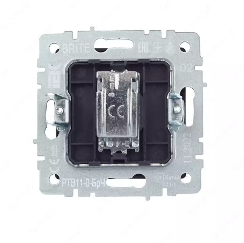 Розетка TV BRITE оконечная РТВ11-0-БрЧ черный IEK