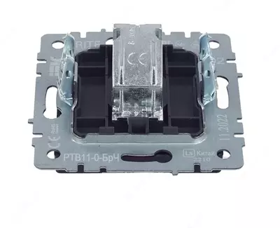 Розетка TV BRITE оконечная РТВ11-0-БрЧ черный IEK