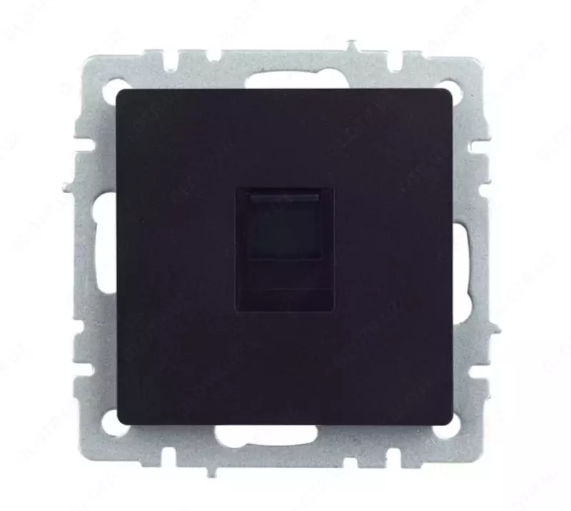 Kompyuter rozetkasi BRITE RJ45 kat.5e RK 10-RF qora IEK