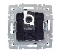 63 570 сум Розетка компьютерная BRITE RJ45 кат.5E РК10-БрЧ черный IEK