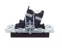 Розетка компьютерная BRITE RJ45 кат.5E РК10-БрЧ черный IEK Только в розницу