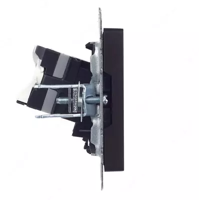 Розетка компьютерная BRITE RJ45 кат.6 РК11-БрЧ черный IEK