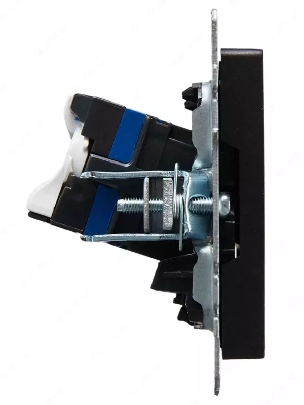 Brite kompyuter rozetkasi 2-RJ45 kat.6 RK11-2-Brch qora IEK