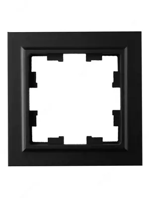 Рамка BRITE 1-местная РУ-1-БрЧ черный IEK